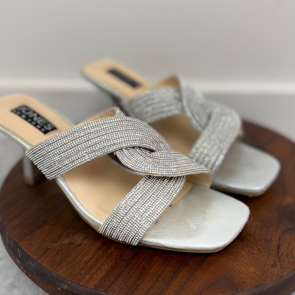 Jones New York Ebbo kitten heel dress sandals  Sz 6‎ 1/2